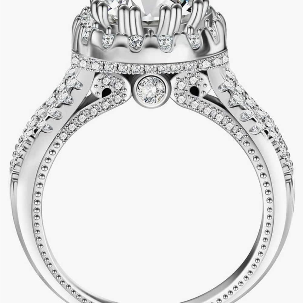 2 Carat Moissanite 925 Sterling Silver Ring
Lab Grown Diamond with COA - Picture 5 of 5